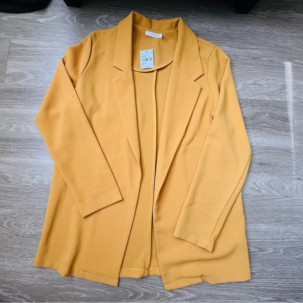 Lush Mustard Yellow Blazer